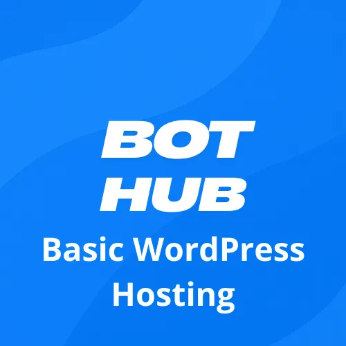 Basic WordPress Hosting (abonnement per maand)